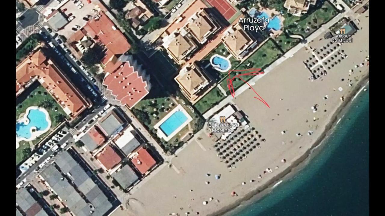 Beachfront Apartment In La Cala De Mijas Kültér fotó